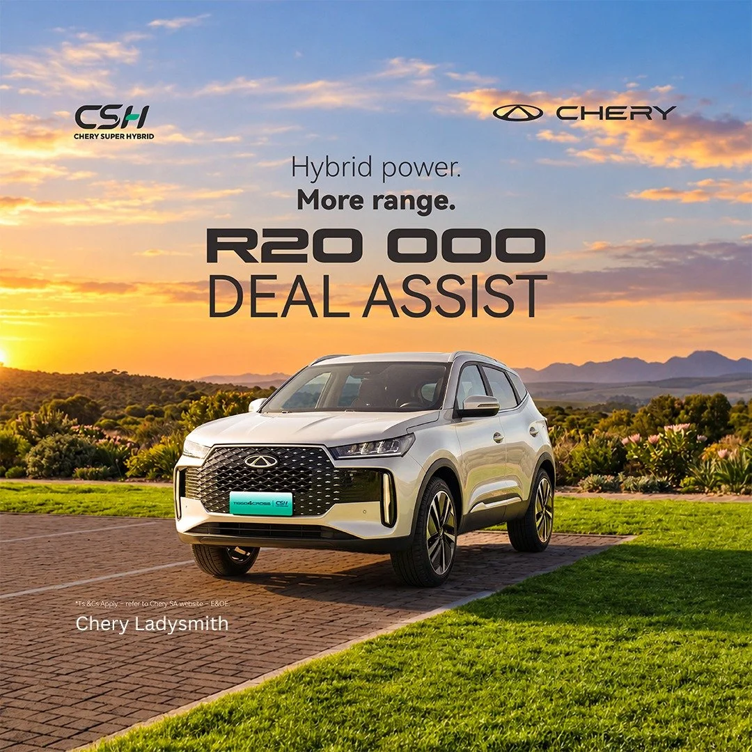 Tiggo 4 Cross HEV — R20 000 Deal Assist. Deal Assist offer from Chery Ladysmith.